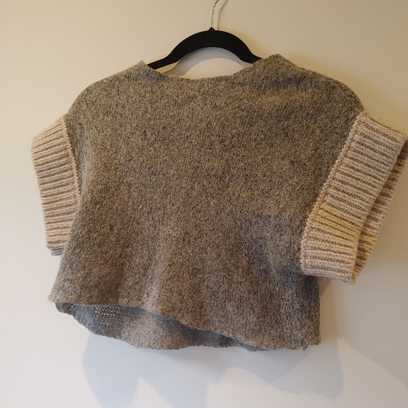 Crea Concept Cropped Short Sleeve Sweater Size IT 38 - Picture 8 of 8